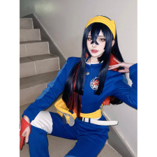 Pokemon Scarlet Violet Carmine Costume - Blue Overall Carmine Cosplay