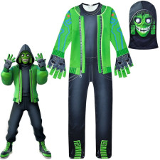 Fortnite Mezmer with Masks Cosplay Costume
