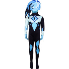 Cookie Run Shadow Milk Cookie Costume - Bodysuit Mask Shadow Milk Cookie Cosplay