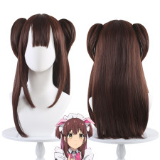 Akiba Maid War Nagomi Wahira Wig - Nagomi Wahira Costume Wig Prop