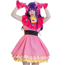 Oshi no Ko Ai Hoshino Costume - Pink Dress Set Ai Hoshino Costume