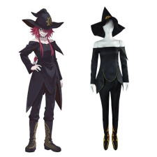 Ragna Crimson Eliza Yorkshire Crimson Costume - Black Shirt Pants Hat Crimson Cosplay