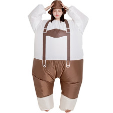 Bavarian Oktoberfest Overalls Inflatable Costume