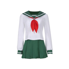 Kagome Higurashi Uniform Inuyasha Cosplay Costume