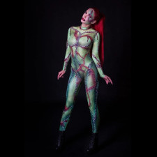 Lady Frankenstein Costume - Bodysuit Lady Frankenstein Cosplay