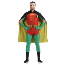 Eminem Music Video Houdini Style Robin Costume - Bodysuit Cape Gloves Set Houdini Robin Cosplay