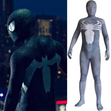 Spider-Man 2 Symbiote Suit Costume - Grey Bodysuit Symbiote Suit Cosplay
