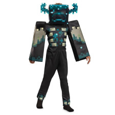 Kids Minecraft Warden Costume - Mask Suit Warden Cosplay