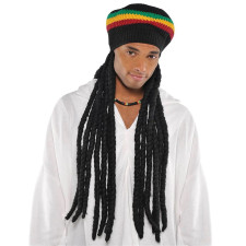 Bob Marley Wig And Hat - Bob Marley Cosplay Costume Wig And Hat
