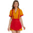 2 Broke Girls Max Caroline Costume - Yellow Dress Max Caroline Cosplay