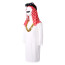 Arab Costume - White Dress with Keffiyeh Arab Cosplay