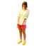 Spirited Away Chihiro Ogino Costume  T-Shirt Pink Shorts Chihiro Cosplay