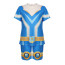 Boys Cosmicrew: Storm Force Storm Costume - Blue Shirt Set Storm Cosplay