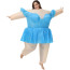 Blue Dress Ballet Dancer Inflatable Costume