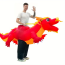 Red Chinese Dragon Inflatable Costume - Red Chinese Dragon Cosplay