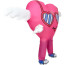 Pink Love Heart with Wings Inflatable Costume - Pink Love Heart Cosplay