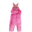 Pop Mart Labubu The Monsters Lychee Berry Costume - Dark Pink Onesie Jumpsuit Mokoko Cosplay