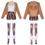 One Piece Jewelry Bonney Costume - Brown Jacket Shirt Shorts Set Jewelry Bonney Cosplay