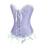 Sabrina Carpenter Halloween 2023 Costume - Purple Corset Sabrina Carpenter Halloween 2023 Cosplay
