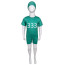 Kids Squid Game 333 Swimsuit Costume - Two Piece Green Swimsuit with Swimming Cap Squid Game Cosplay
