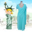 Statue of Liberty Lady Liberty Complete Cosplay Costume