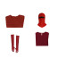 Star Wars Emperor's Royal Guard Costume - Red Headgear Robe Gloves Set Royal Guard Cosplay
