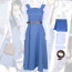 Spy × Family Yor Forger Costume - White Blue Dress Yor Forger Cosplay