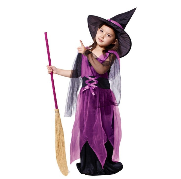 Girls Complete Witch Costume