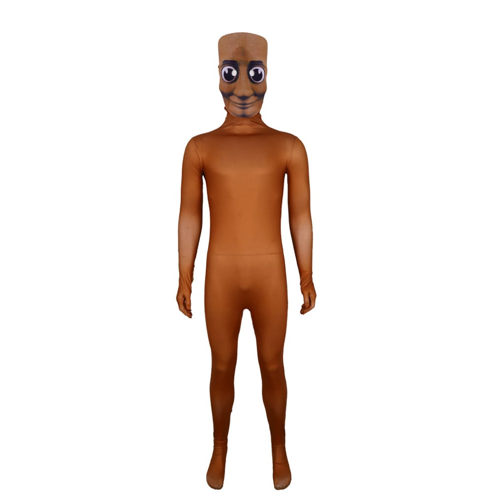 Italian Brainrot Tung Tung Tung Sahur Costume - Bodysuit Mask Tung Tung Sahur Cosplay