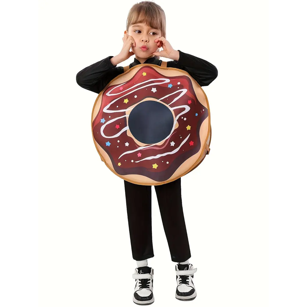 Kids Donut Costume - Chocolate Sprinkle Donut Cosplay