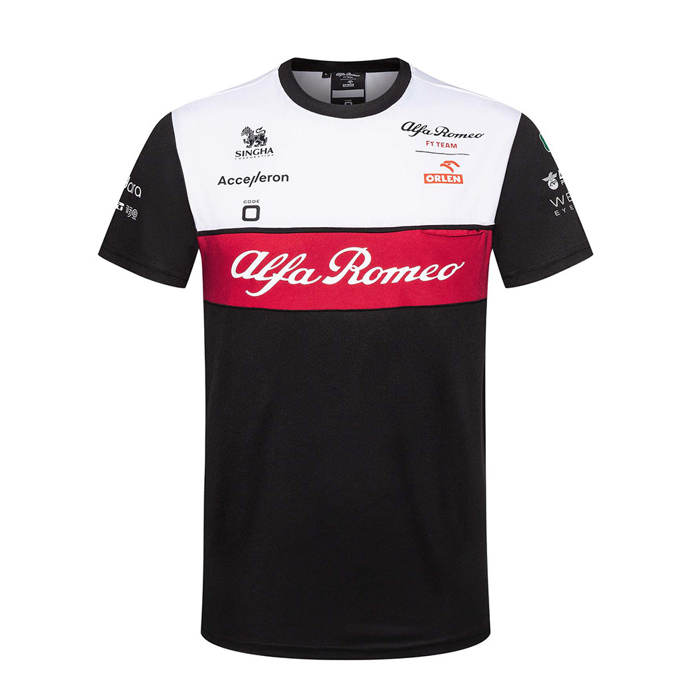 Formula 1 Alfa Romeo Costume - Kids Shirt and Shorts Set Formula 1 Alfa Romeo Cosplay