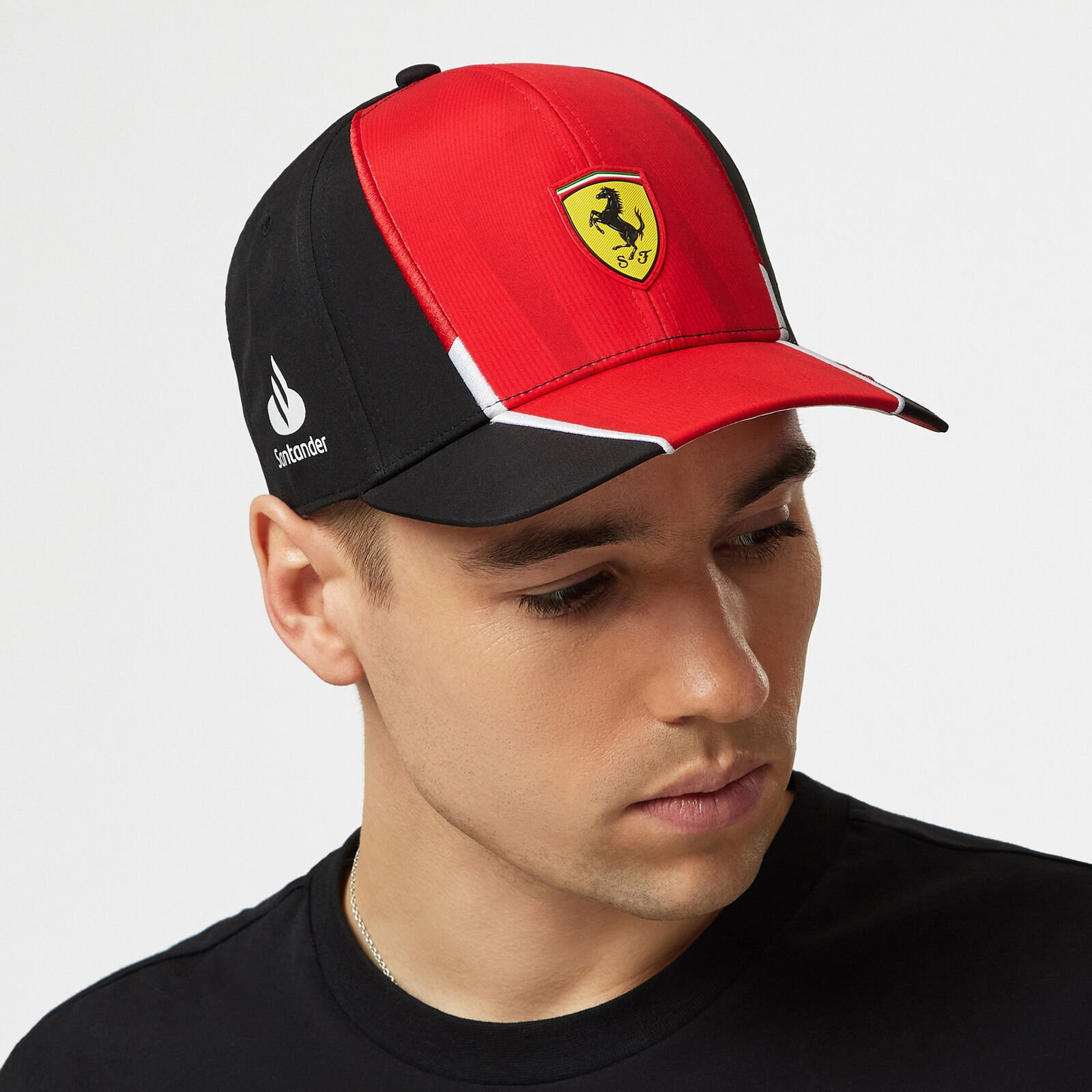 Ferrari Carlos Sainz Jr 55 Cap Hat - Red Hat Ferrari Carlos Sainz Jr 55 Costume Cosplay Prop