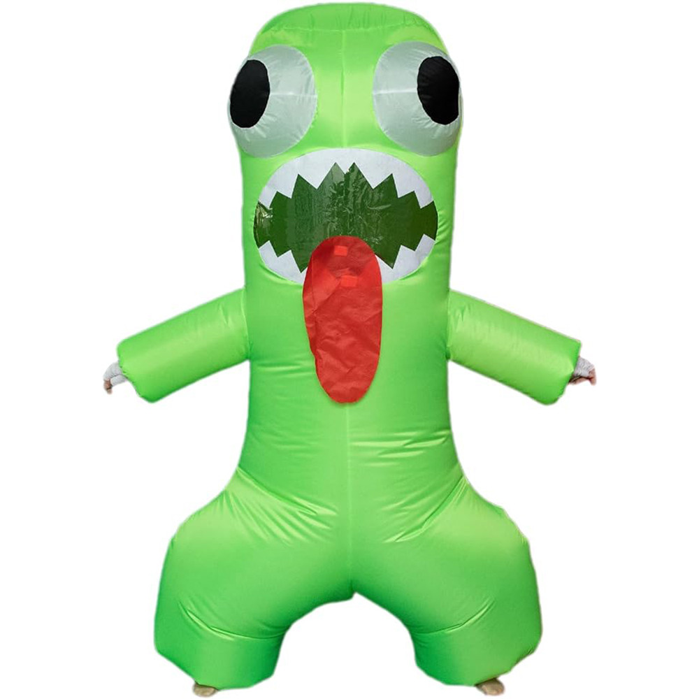 Roblox Rainbow Friends Green Inflatable Costume - Rainbow Friends Green Cosplay