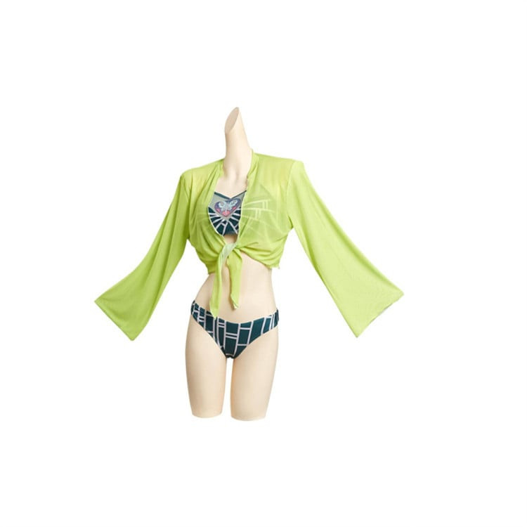 Jolyne Cujoh Swimsuit JoJo's Bizarre Cosplay Costume