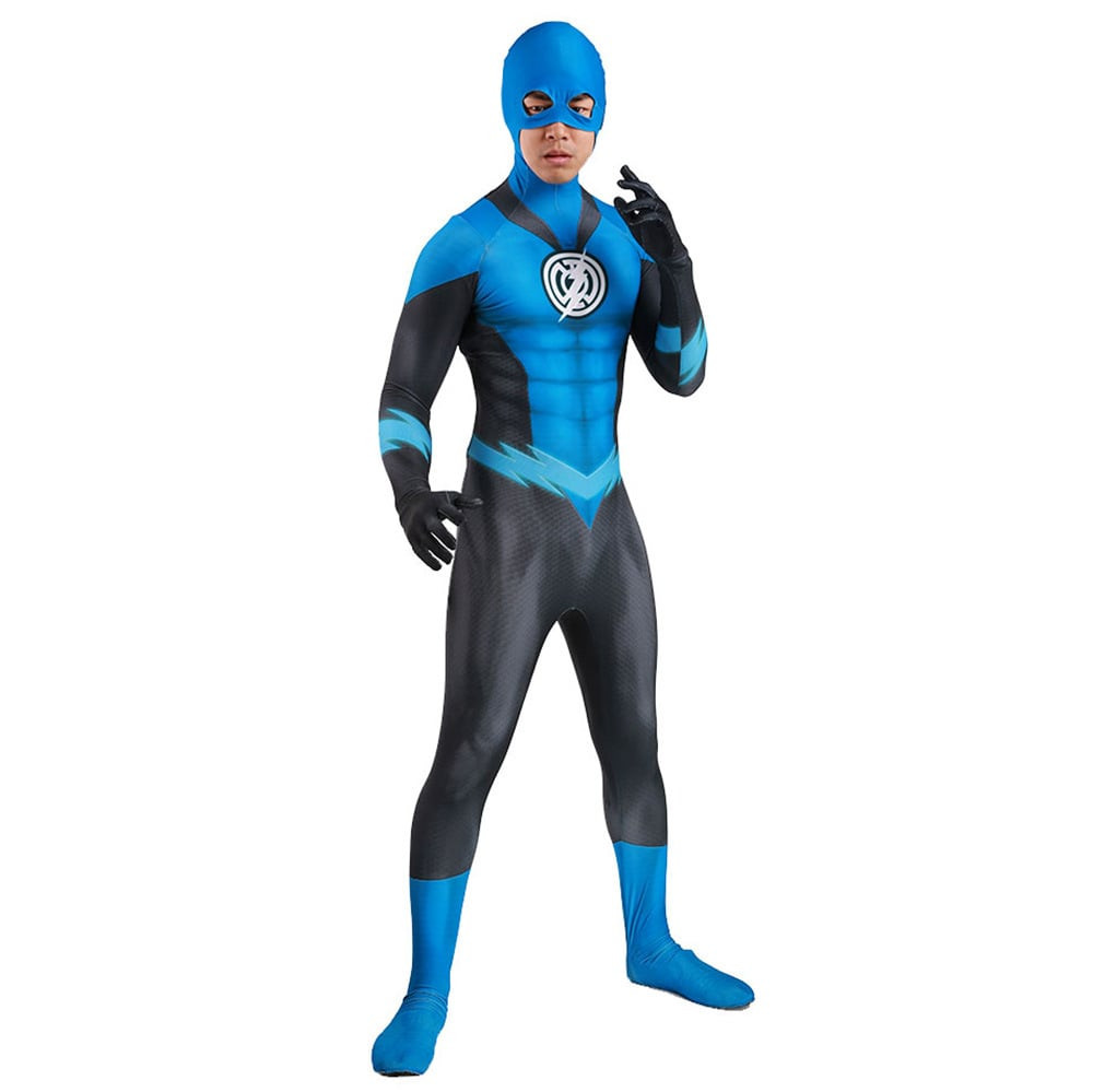 The Flash Blue Lantern Flash Costume - Bodysuit Mask Set Future Flash Cosplay