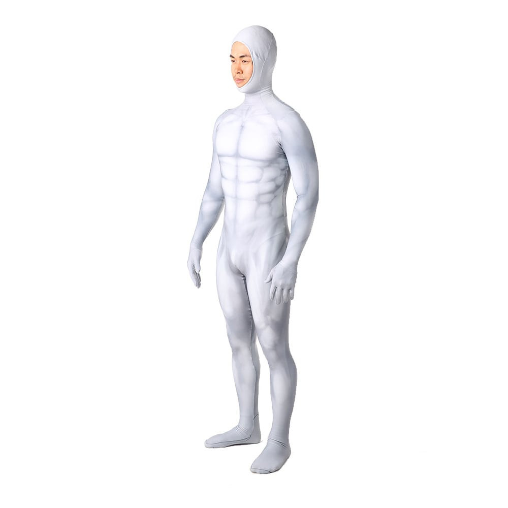 Grey Muscleman Costume - Full Suit Grey Muscleman Cosplay