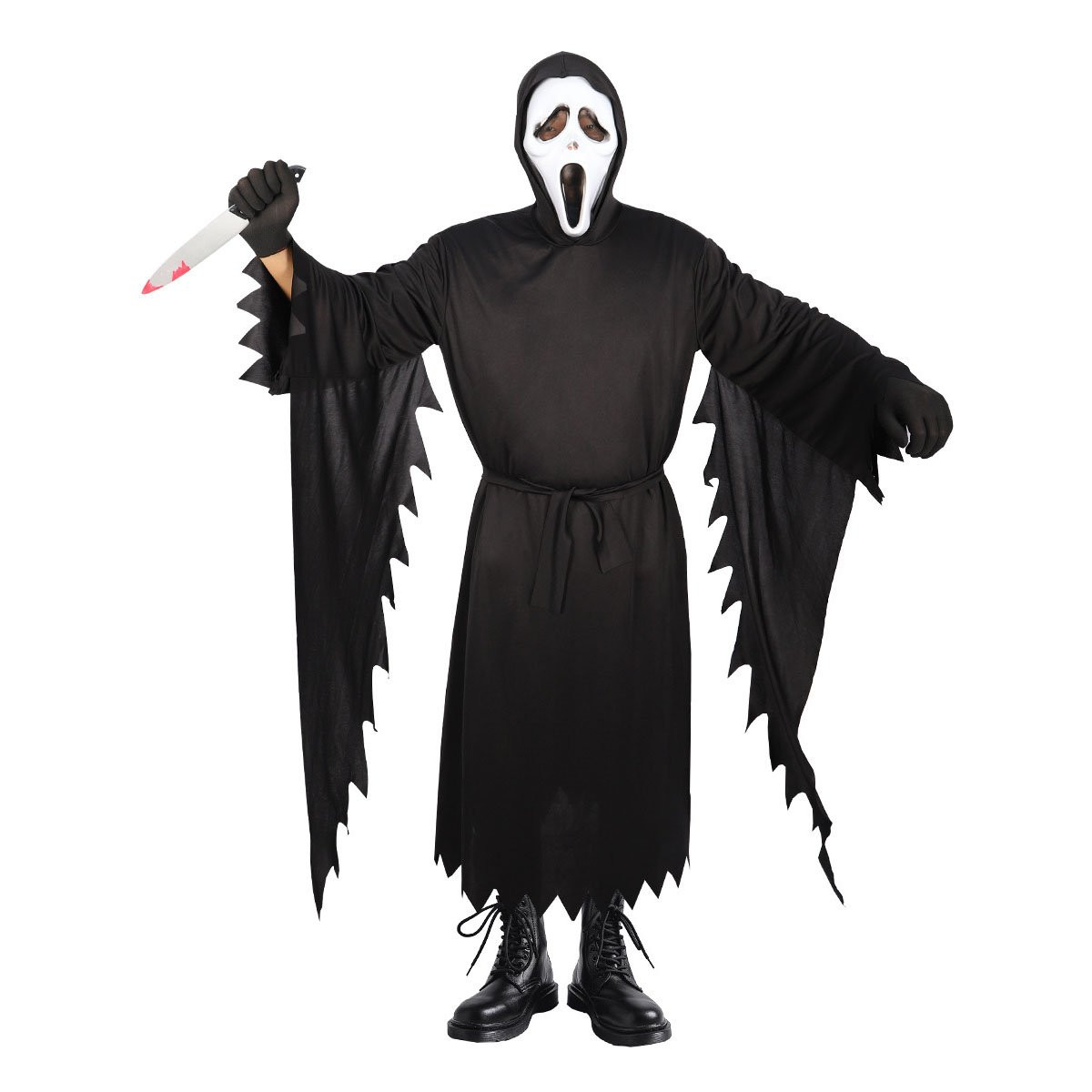 Scream Ghostface Costume - Black Robe Ghostface Cosplay