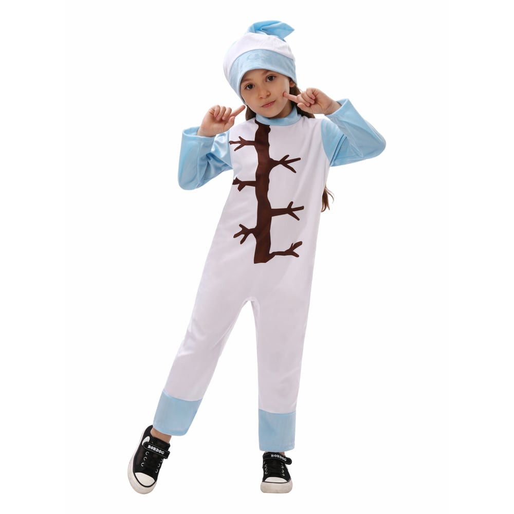 Kids Snowman Costume - Suit Hat Set Snowman Cosplay