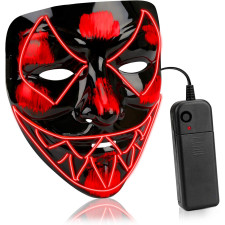 Vampire Face LED Costume Cosplay Party Mask