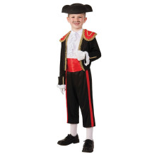 Kids Matador Costume - Black Coat Pants Set Spain Matador Cosplay