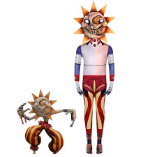 Five Nights at Freddy's Sun Costume - Bodysuit Mask Set Sun Cosplay