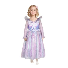 Girls Wicked Glinda Costume - Shiny Purple Dress Glinda Cosplay