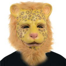 Leopard Lion Mask Cosplay Costume