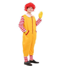 Ronald Mcdonald Costume - Jumpsuit Ronald Mcdonald Cosplay