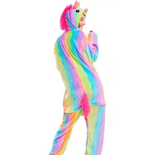 Kids Rainbow Tie Dye Unicorn Costume - Onesie Jumpsuit Rainbow Tie Dye Unicorn Cosplay