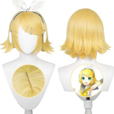 Vocaloid Kagamine Rin Wig - Kagamine Rin Costume Wig Prop