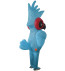 Giant Parrot Bird Blue Macaw Inflatable Costume