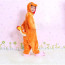 Kids Charmander Costume - Onesie Jumpsuit Charmander Cosplay