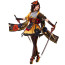 Genshin Impact Chiori Costume - Black Yellow Dress Chiori Cosplay