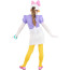 Kids Daisy Duck Costume - Shirt Skirt Hat Gloves Stockings Set Daisy Duck Cosplay